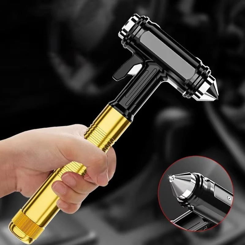 Heavy Duty Car Escape Tool with Belt Cutter