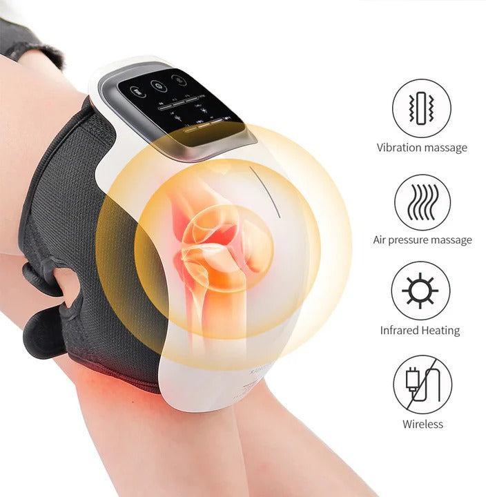 Therapeutic Heated Knee Massager for Pain Relief