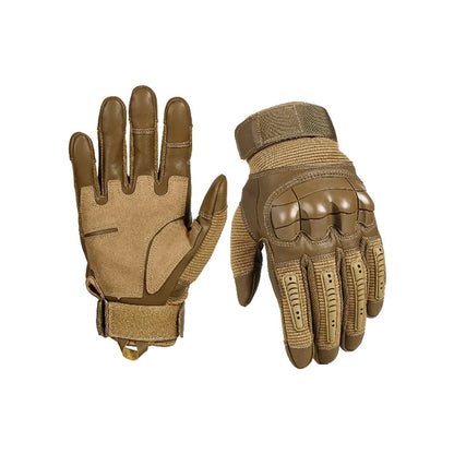 Durable Work Gloves with Padded Fingers and Mesh Palms