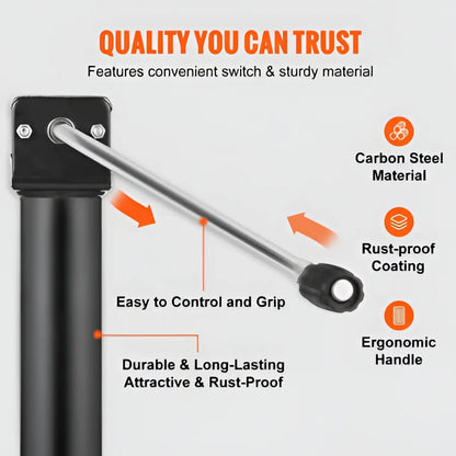 Heavy Duty A Frame Trailer Jack 5000lb Lift Capacity