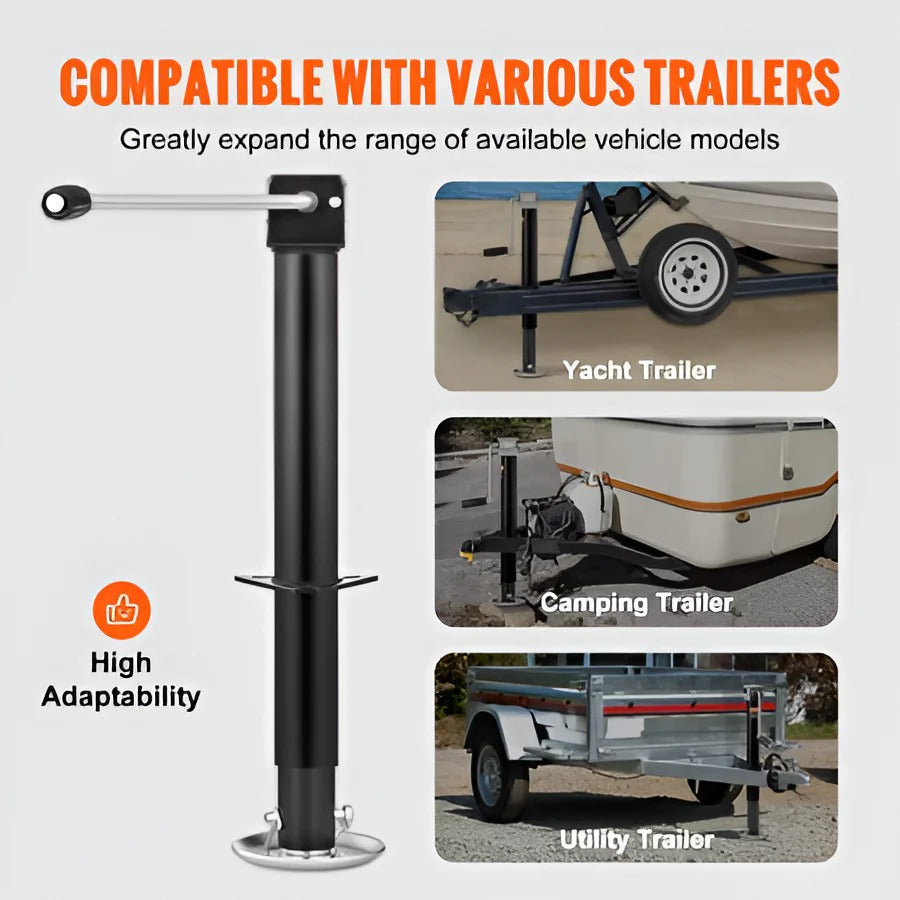 Heavy Duty A Frame Trailer Jack 5000lb Lift Capacity