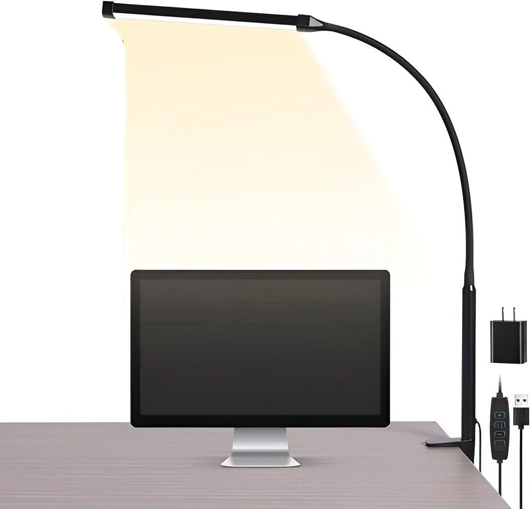 Adjustable Bright LED Table Lamp with Flexible Neck
