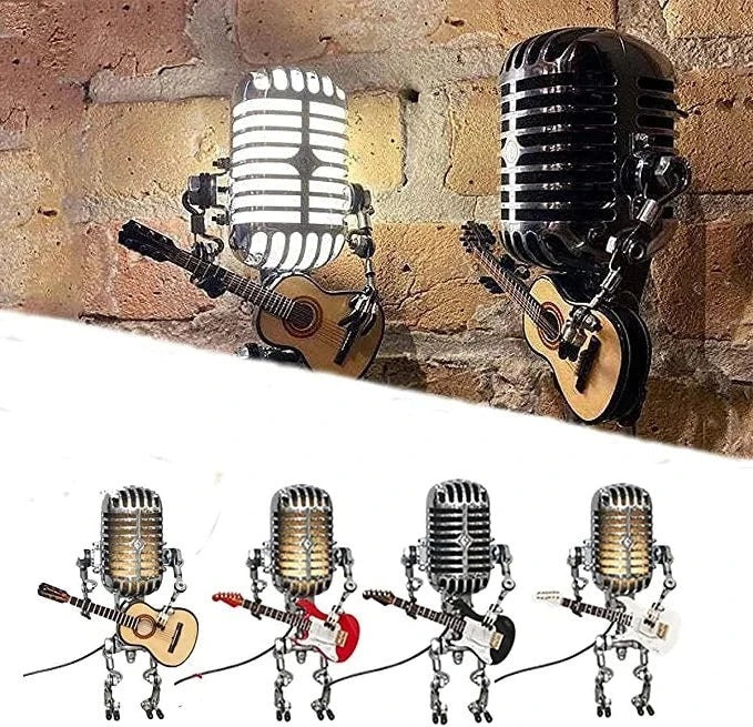 Retro Music Theme Table Lamp