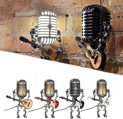 Retro Music Theme Table Lamp