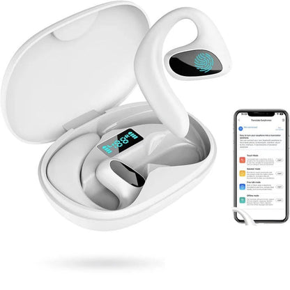 Smart Bluetooth Earbuds with Voice Translator App - Ortekor