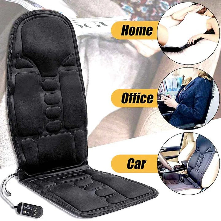 Heated Massage Seat Cushion for Lower Back Relief