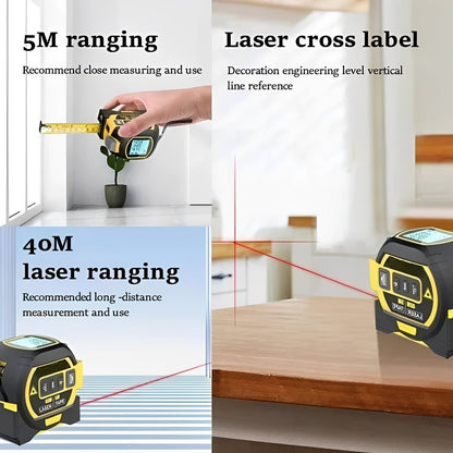 Accurate Distance Laser Measure with IR Sensor