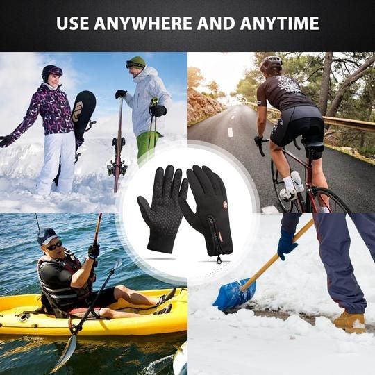 Warm Waterproof Touchscreen Gloves for Cold Weather
