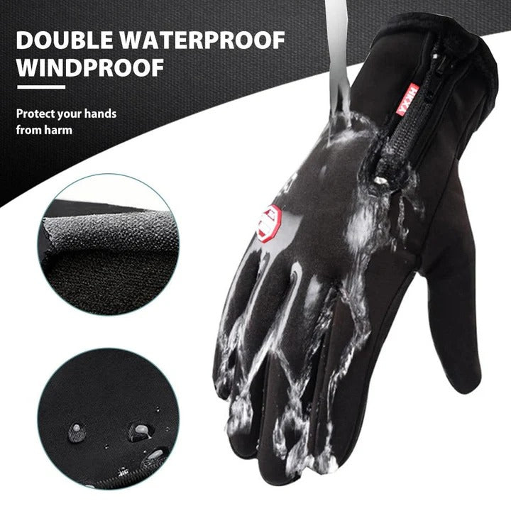 Warm Waterproof Touchscreen Gloves for Cold Weather