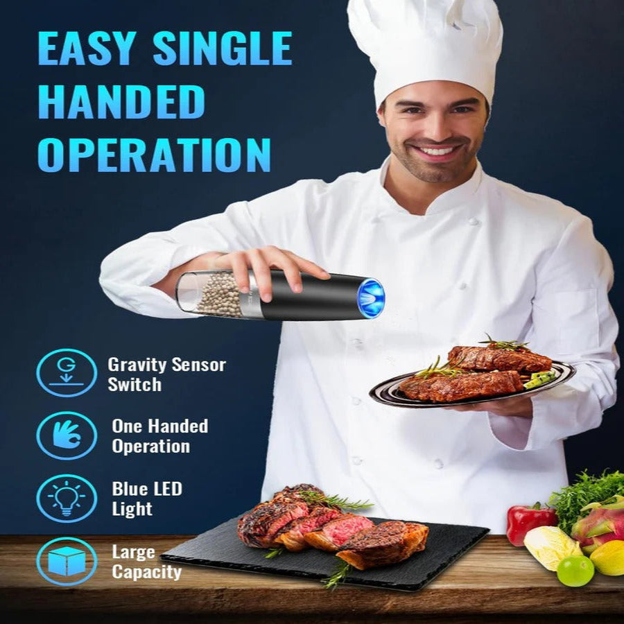 Easy Use Electric Salt Pepper Grinder Mill