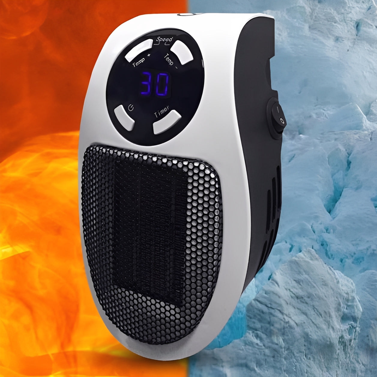 Compact Safety Heater with Thermal Cut Off - Ortekor