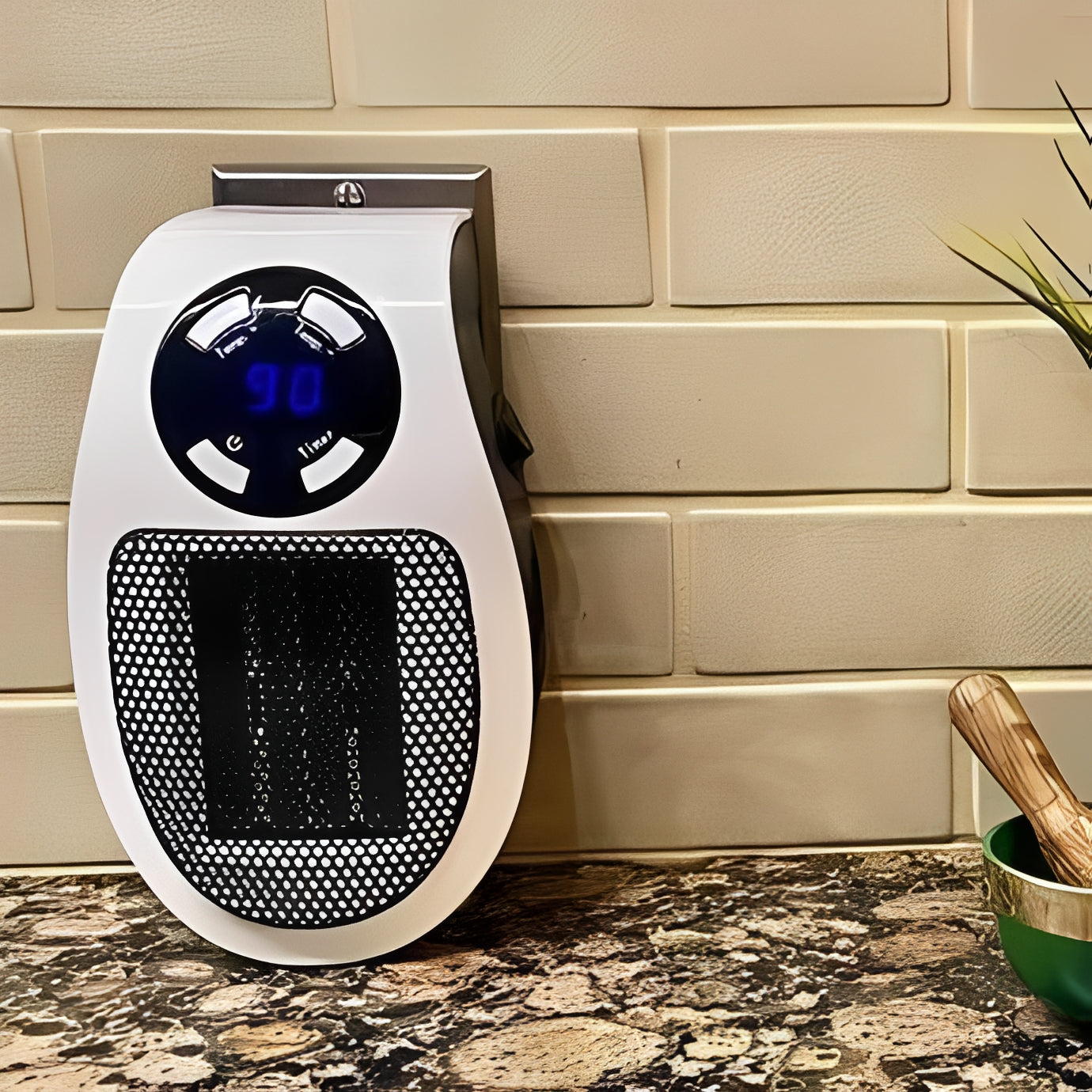 Compact Safety Heater with Thermal Cut Off