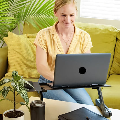 Portable Foldable Laptop Desk Stand for Comfortable Viewing
