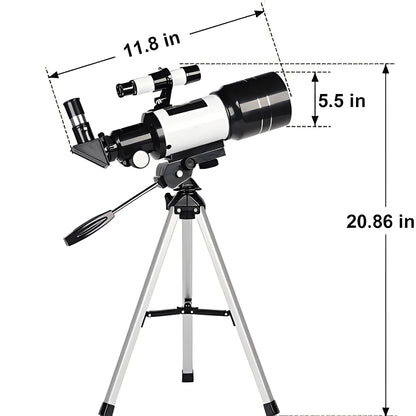 Powerful Moon Telescope with Tripod 150x Zoom