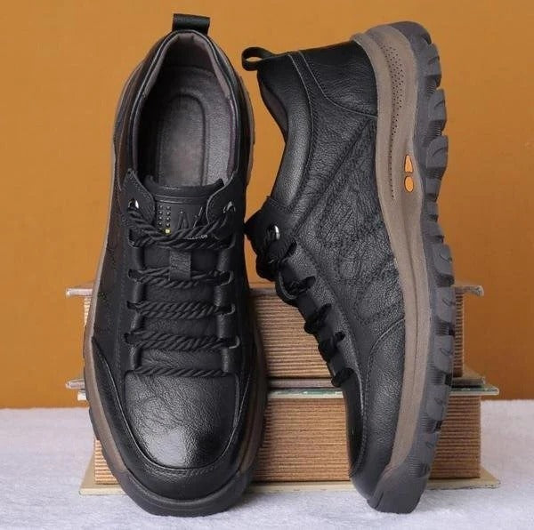 Comfortable Men's Leather Oxfords with Arch Support