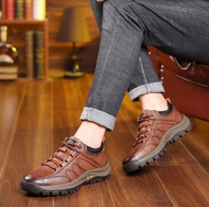 Comfortable Men's Leather Oxfords with Arch Support