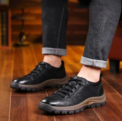 Comfortable Men's Leather Oxfords with Arch Support