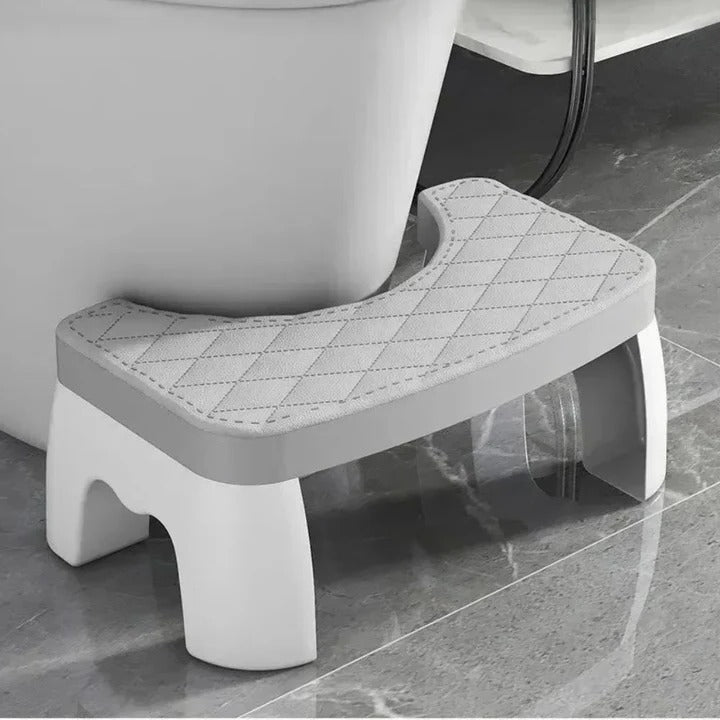 Space Saving Toilet Step Stool with Anti Slip Base - Ortekor