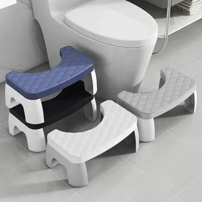Space Saving Toilet Step Stool with Anti Slip Base