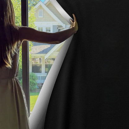 Thermal Black Window Treatment for Light Blocking