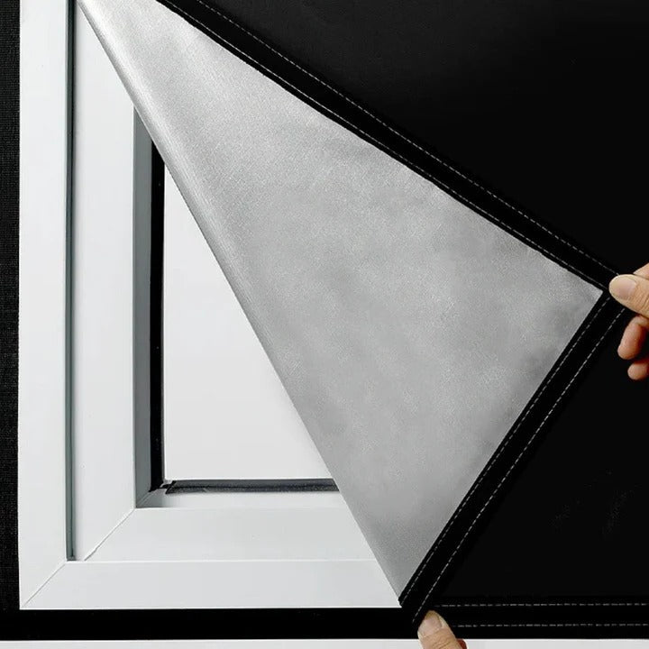 Thermal Black Window Treatment for Light Blocking