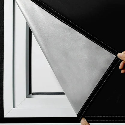 Thermal Black Window Treatment for Light Blocking