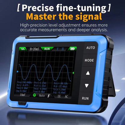 Compact Handheld Oscilloscope for Electronic Signal Analysis