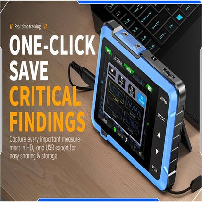 Compact Handheld Oscilloscope for Electronic Signal Analysis