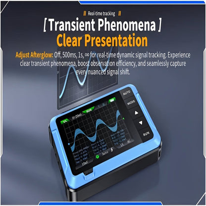 Compact Handheld Oscilloscope for Electronic Signal Analysis