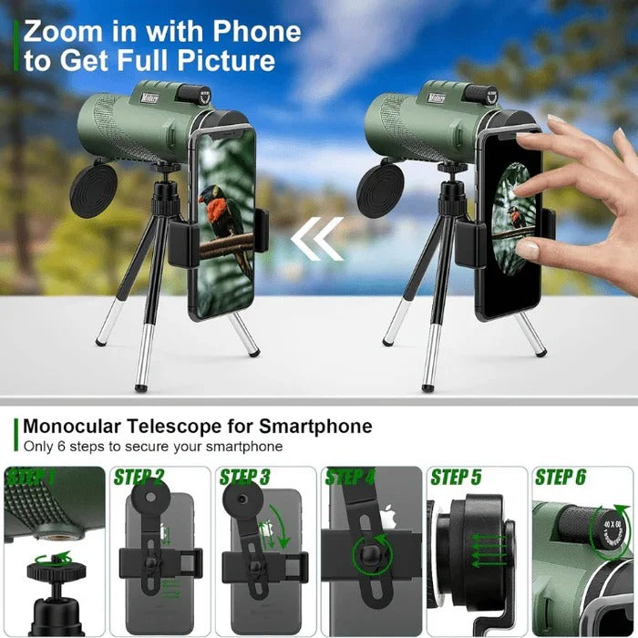 Portable Mini Pocket Telescope for Outdoor Use