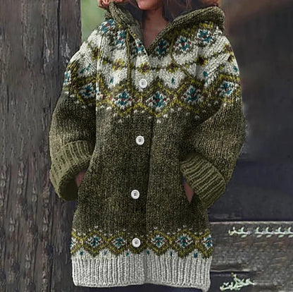 Cozy Winter Knit Sweater Cardigan