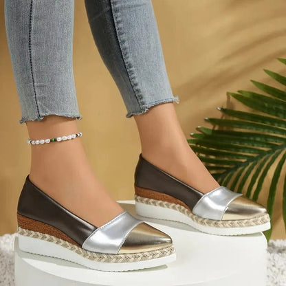Comfortable Wedge Sandals with Soft Insole and Adjustable Buckle