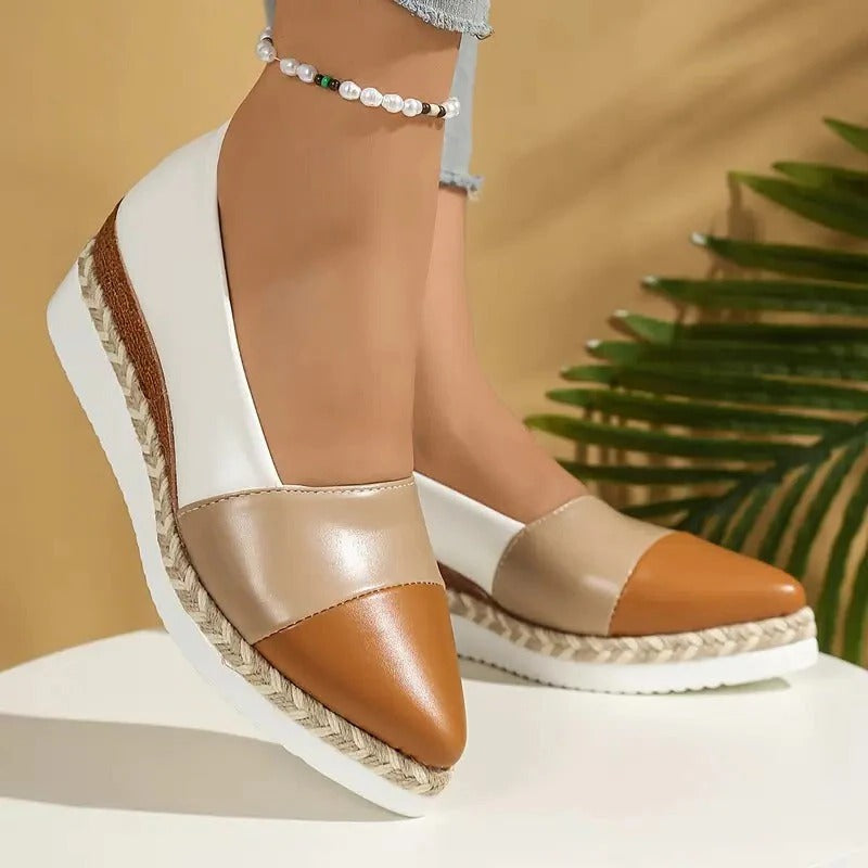 Comfortable Wedge Sandals with Soft Insole and Adjustable Buckle