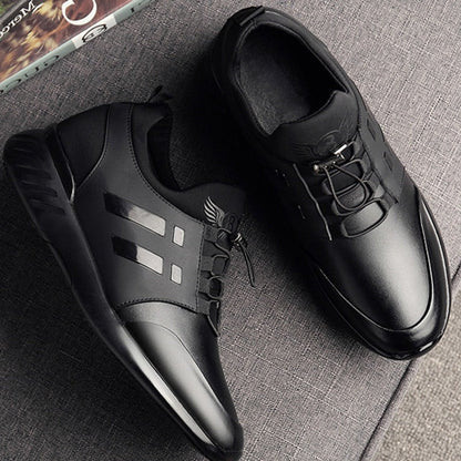 Comfortable Men's Leather Shoes with Arch Support