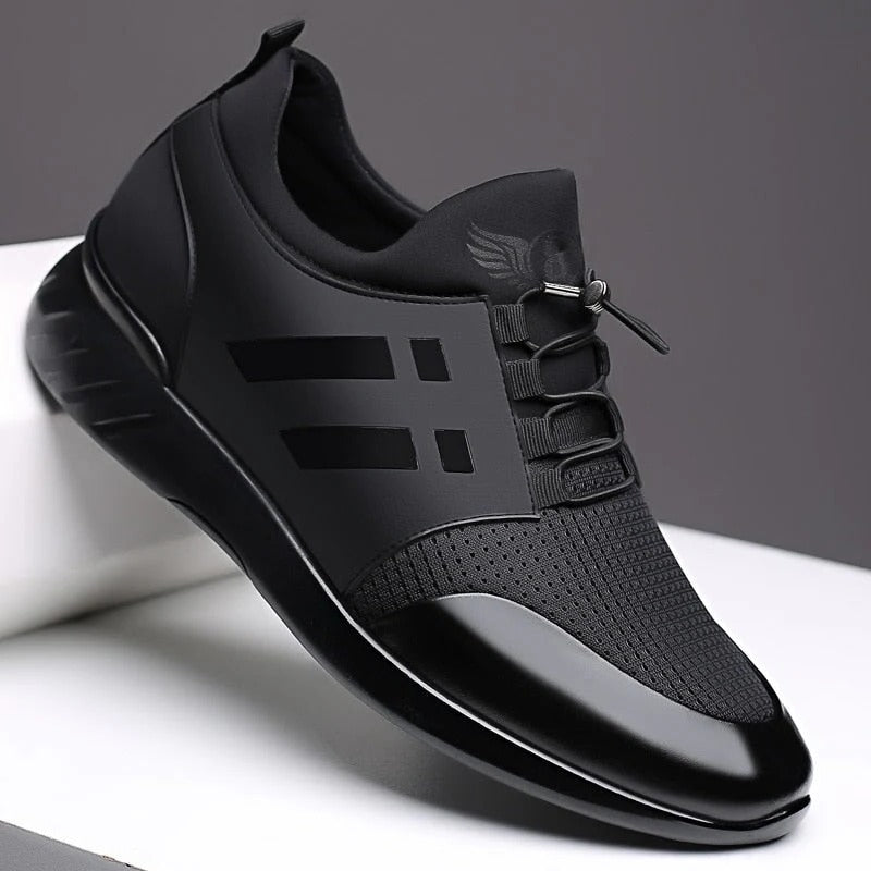 Comfortable Men's Leather Shoes with Arch Support
