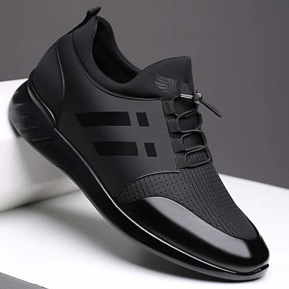 Comfortable Men's Leather Shoes with Arch Support