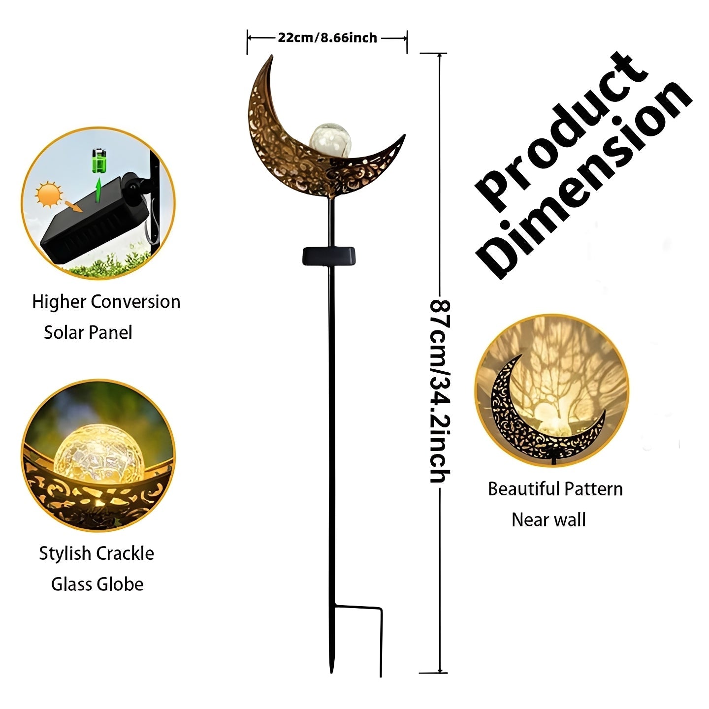 Bright Outdoor Solar Powered Path Lights