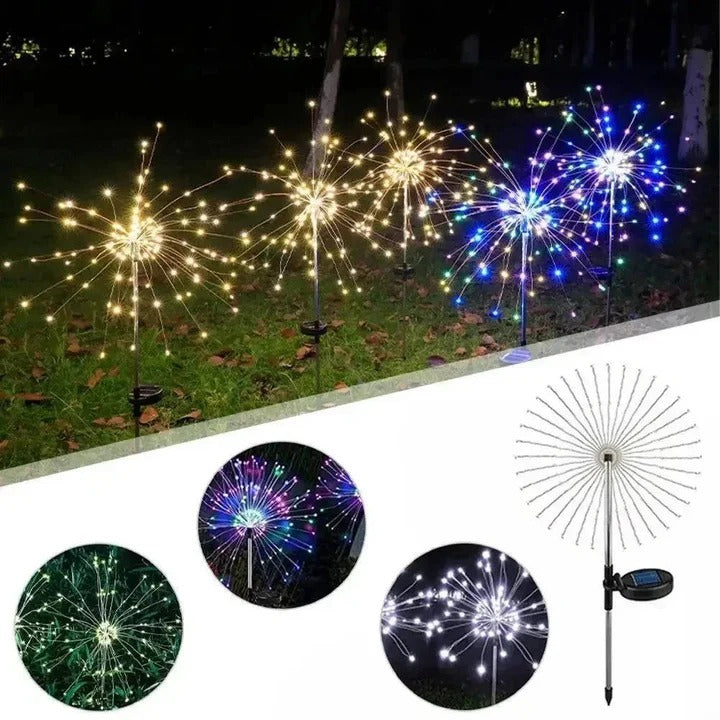 Colorful Solar String Lights with 60 LED Bulbs