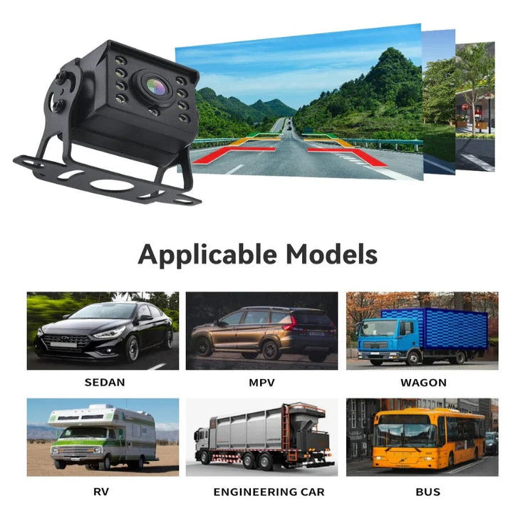 Wireless Reverse Camera System | 4.3-Inch Display with Night Vision | Enhanced Safety for Effortless Parking