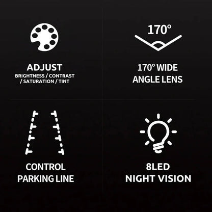 Wireless Reverse Camera System | 4.3-Inch Display with Night Vision | Enhanced Safety for Effortless Parking