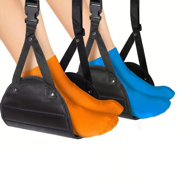 Comfortable Airplane Footrest Hammock Set for Travel