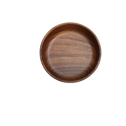 Natural Wooden Serving Bowls for Home Dining, 2 Piece Set
