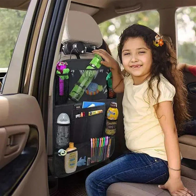 Car Back Seat Storage with Multiple Pockets