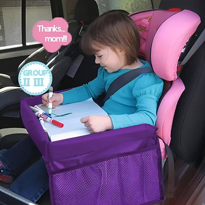 Compact Travel Car Tray for Kids and Infants