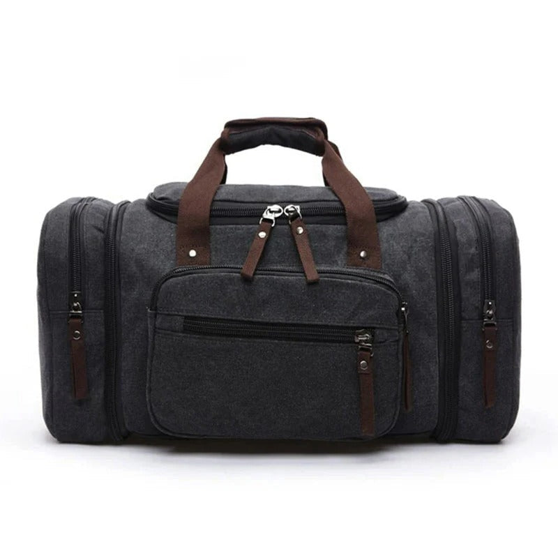 Spacious Cotton Travel Duffel Bag with Extra Room