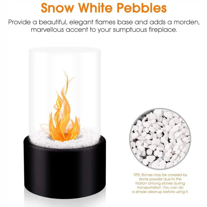 Compact Outdoor Fire Pit with Lid and Poker