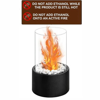 Compact Outdoor Fire Pit with Lid and Poker