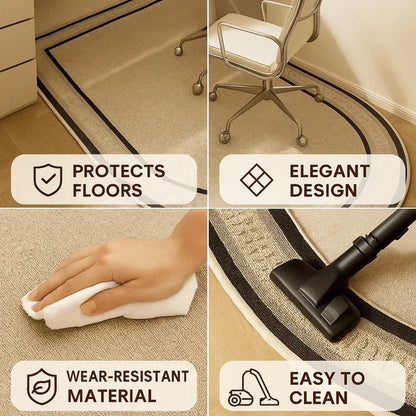 Durable Floor Protector for Home and Office Chairs