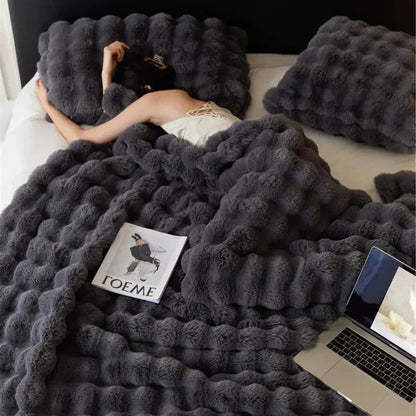 Soft Cozy Throw Blanket Machine Washable