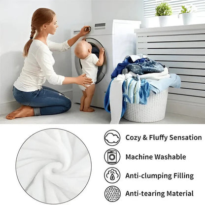 Soft Cozy Throw Blanket Machine Washable